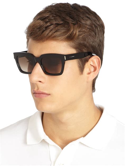 square-frame double g sunglasses|square lens sunglasses men's.